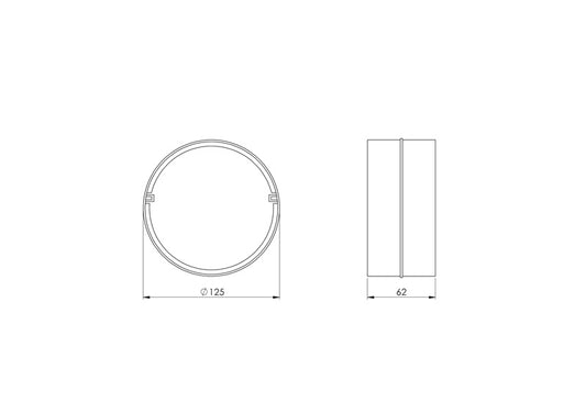 Przewód elastyczny EUROPLAST AS125, D125 mm