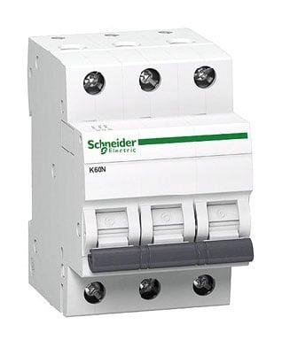 Automatinis jungiklis Shneider K60N, 3P, B, 6kA, 16 A