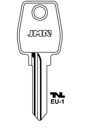 Półfabrykat klucza Jma EU-1, 1 szt.