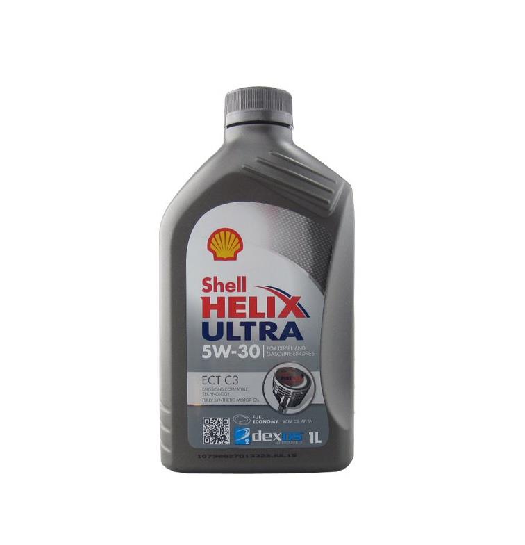 VARIKLIŲ TEPALAI SHELL HELIX Ultra ECT C3 5W-30 1L