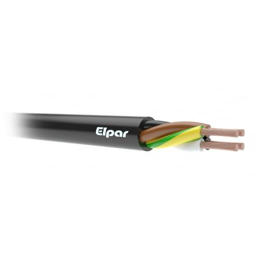 Guminis kabelis Elpar H05RR-F, 3 x 0,75 mm²