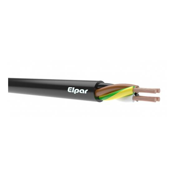 Guminis kabelis Elpar H05RR-F, 4 x 2,5 mm²