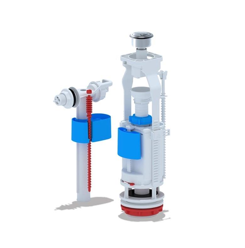 Mechanizmy spustowy i napełniający Ani Plast WC3050C, 1/2''