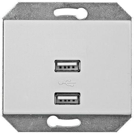 Gniazdo USB VILMA XP500, kolor biały