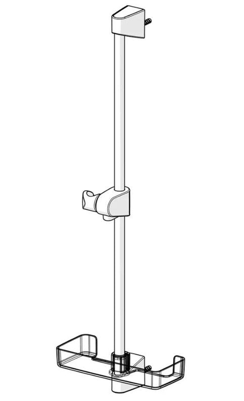 Oras Apollo 253150 Shower Bar 650mm