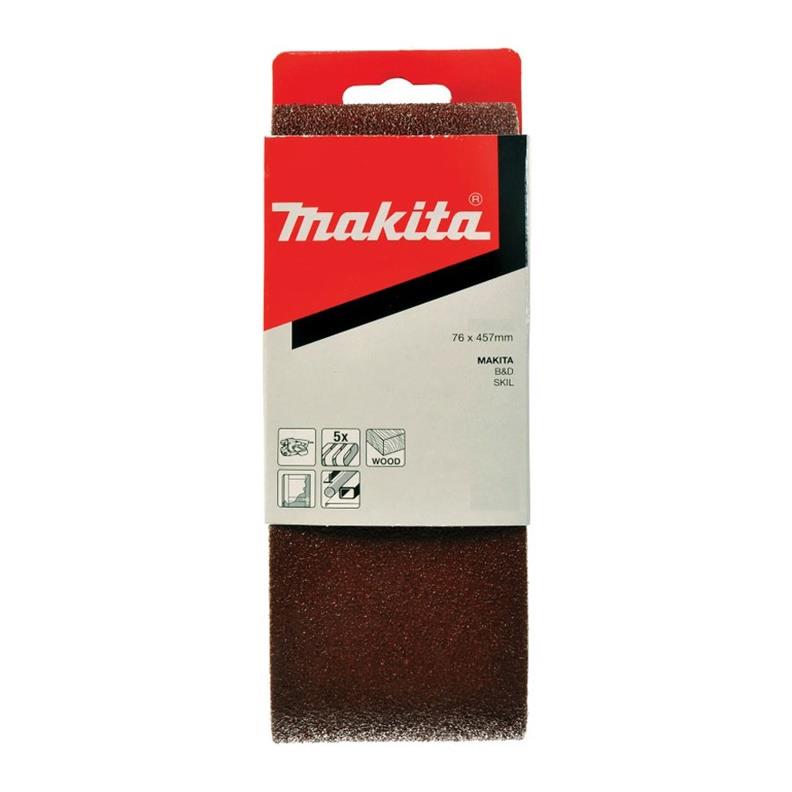 Šlifavimo juosta Makita P-37144, Nr 150, 457 x 76, 5 vnt