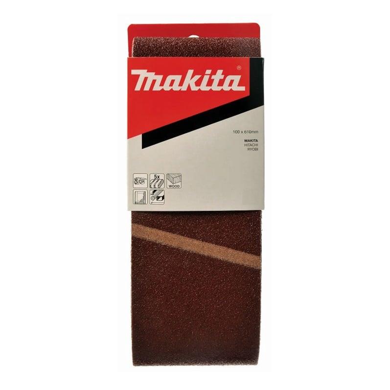 Šlifavimo juosta Makita P-36887, Nr 40, 610 x 100, 5 vnt