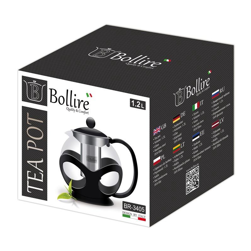Czajnik Bollire, z sitkiem, 1,2 l