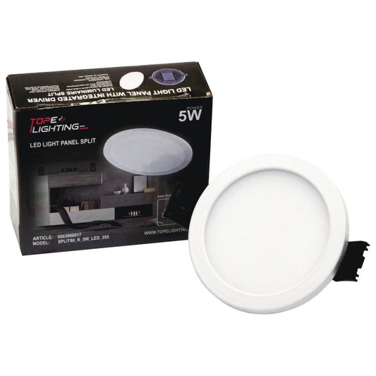 Oprawa wpuszczana Tope Split R NW, 5W, LED, 4000K