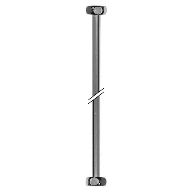 Prijungiamasis vamzdis, DN10, 80 cm, dvi 1/2" veržlės