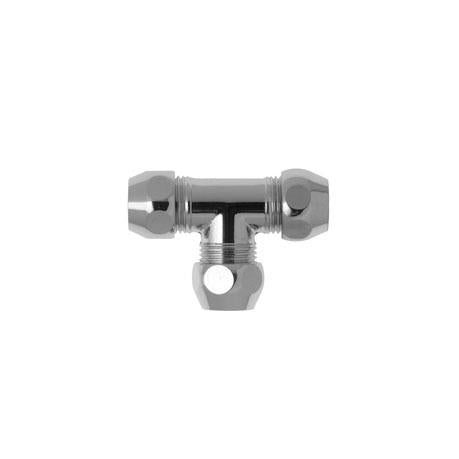 Trójnik, gwinty zewnętrzne 3/8", nakrętki 10 mm