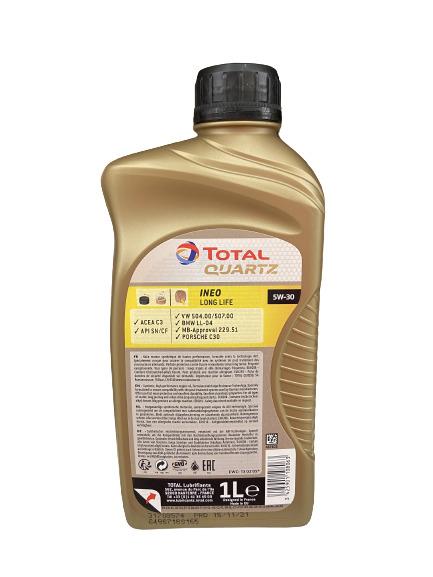 VARIKLIŲ TEPALAS "TOTAL QUARTZ INEO LONG LIFE 5W30"