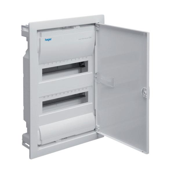 Modulinis skydas Hager VU24NE, potinkinis, IP30, 24 mod.