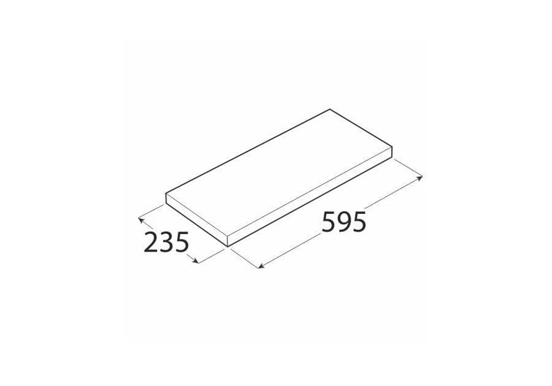 Lentyna Velano Somona 65087 FS DS60/24, 595 x 38 x 235 mm