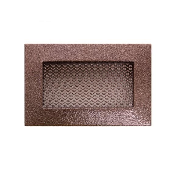 Grotelės židiniui HEARTH, vario spalvos, 110 x 170 mm