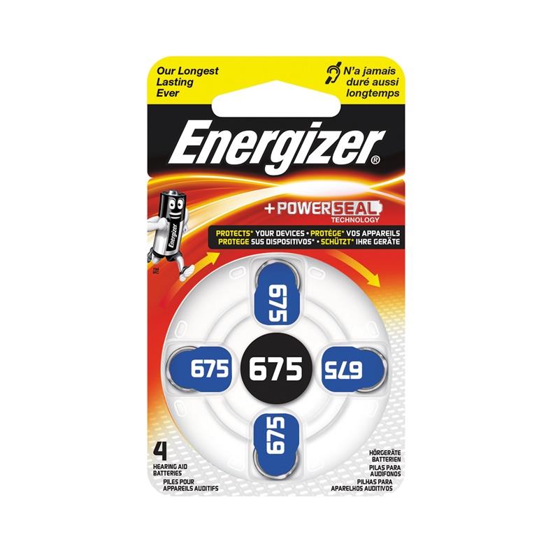 Baterie Energizer, ZA675/PR44, 1.4V, 4 szt.