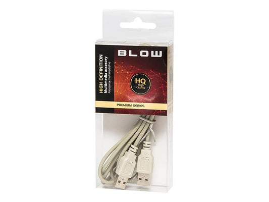 Laidas BLOW USB Type A M, USB Type A M, 1.5m, baltas 66-134