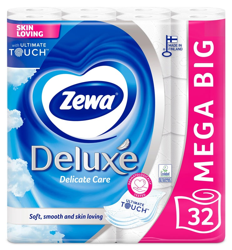 Papier toaletowy Zewa Deluxe Pure White, 32 szt.
