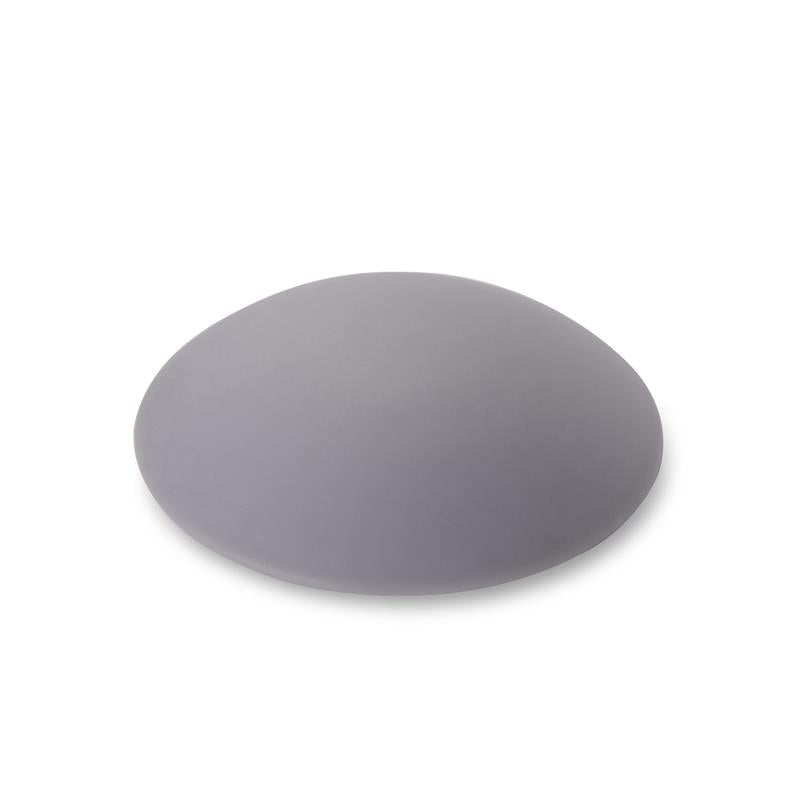 Odbojnik do drzwi, 1,3 cm, Ø 6 cm, tworzywo sztuczne, szary