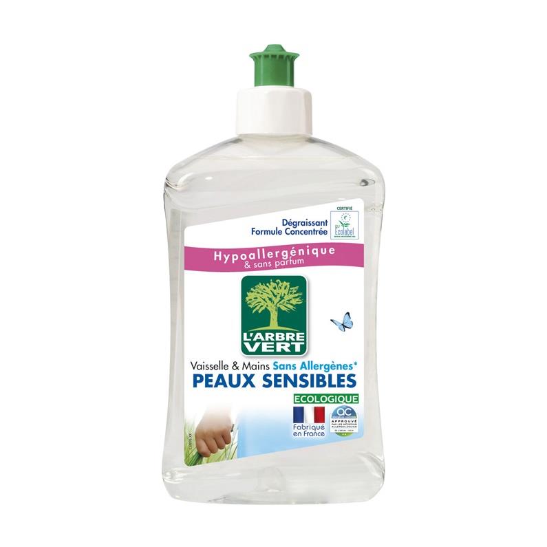 Indų ploviklis L'ARBRE VERT (jautriai odai), 500 ml