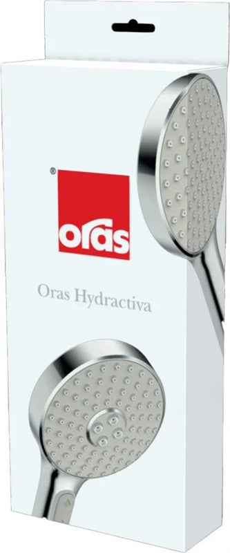 Głowica prysznicowa Oras Hydractiva 242403, szara/chrom, 120 mm