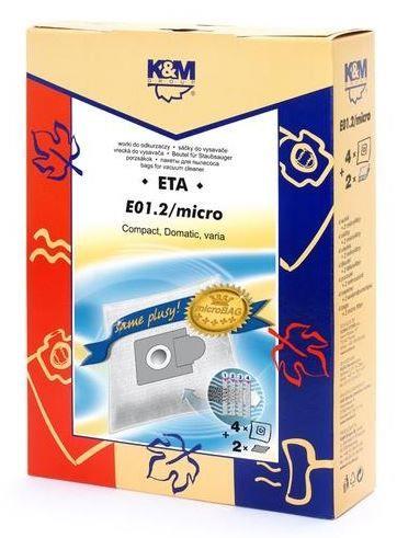 Dulkių siurblio maišeliai K&M E01 Micro, 4 vnt.