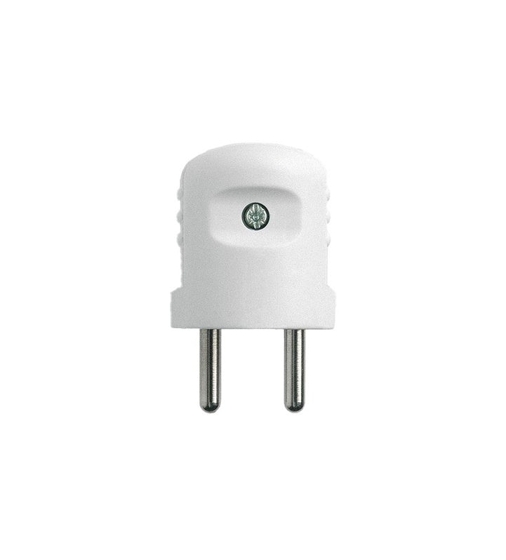 Kištukas N&L, 2P, 16A, 250V, baltos spalvos