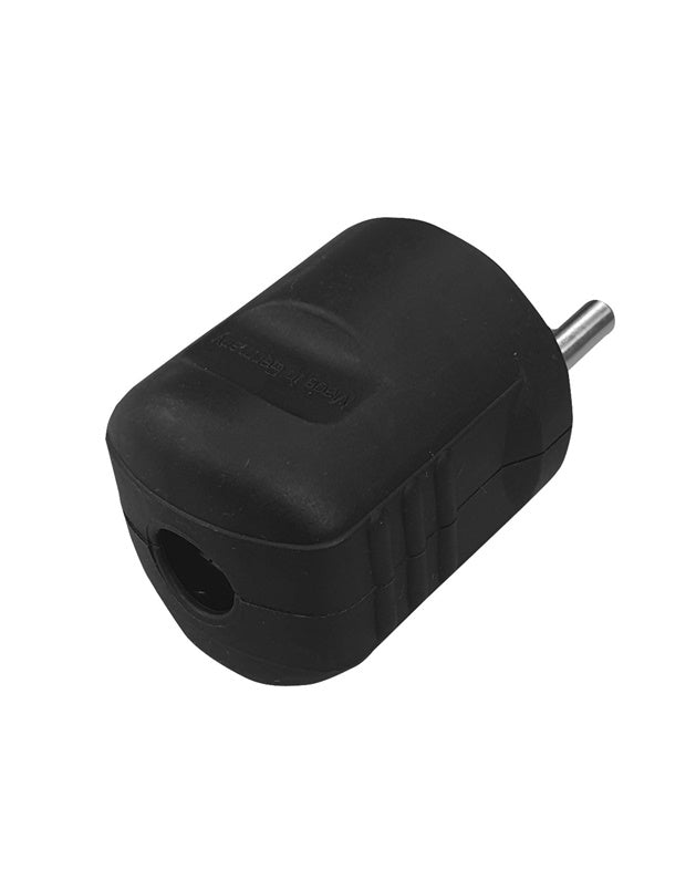 Kištukas N&L, 2P, 16A, 250V, juodos spalvos