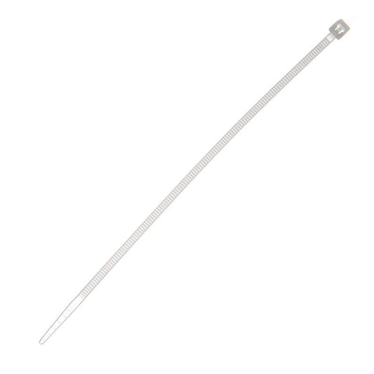 Tvirtinimo dirželis Elematic, 2,5 x 135 mm, baltas