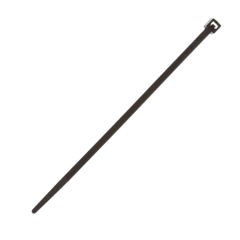 Tvirtinimo dirželis Elematic, 2,5 x 98 mm, juodas
