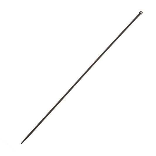 Tvirtinimo dirželis Elematic, 4,5 x 430 mm, juodas