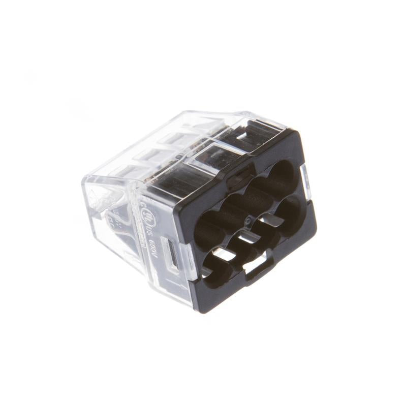 Złączka kablowa Pawbol E.4184K-5, 8 x 2.5 mm², czarna, 5 szt.