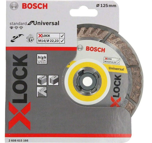 Deimantinis pjovimo diskas BOSCH X-LOCK 125x2x10 mm