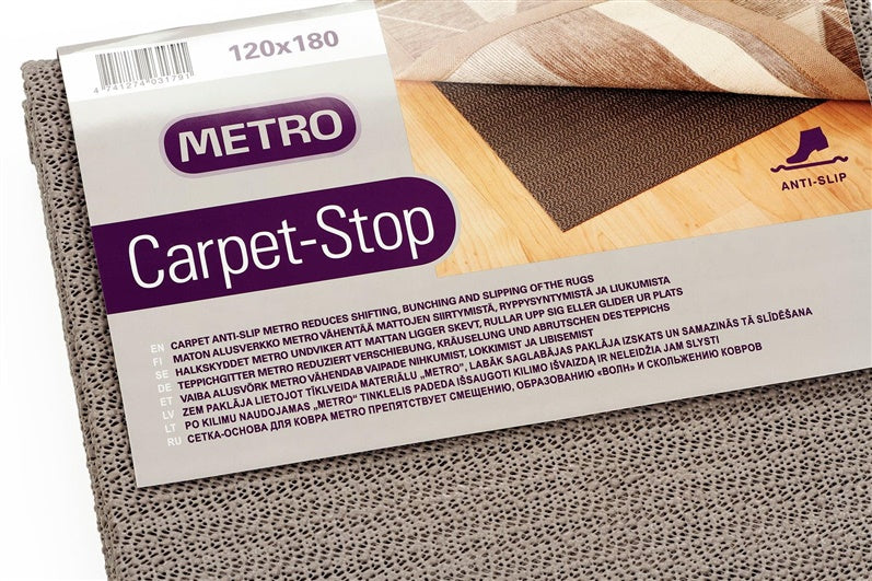 Antypoślizgowa podkładka pod dywan Metro Metro, 180 cm x 120 cm x 0.3 cm