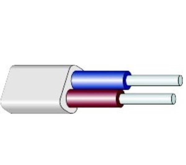 Kabel Lietkabelis AVVG, 3 x 2,5 mm², biały