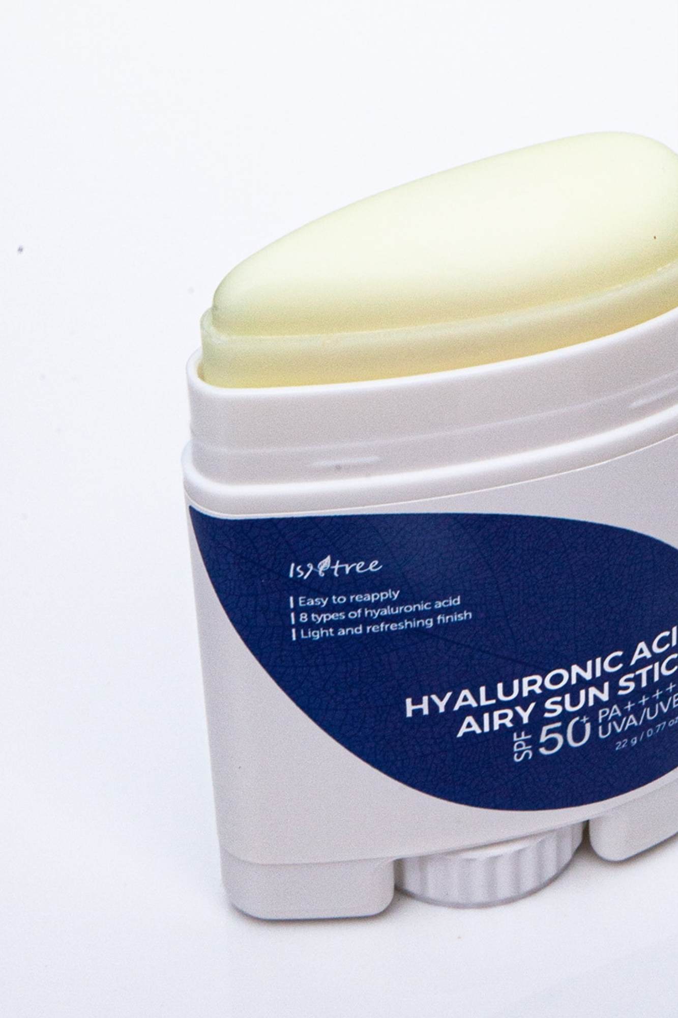 Isntree Hyaluronic Acid Airy Sun Stick SPF 50+ PA ++++ - Sztyft z ochroną przeciwsłoneczną | 22 g