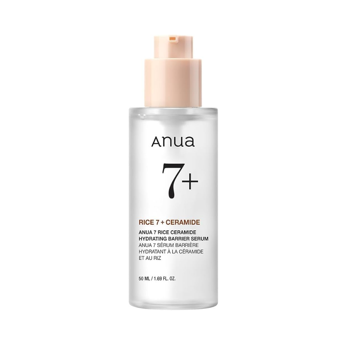 Anua Rice 7 Ceramide Hydrating Barrier Serum - Brightening Face Serum | 50ml
