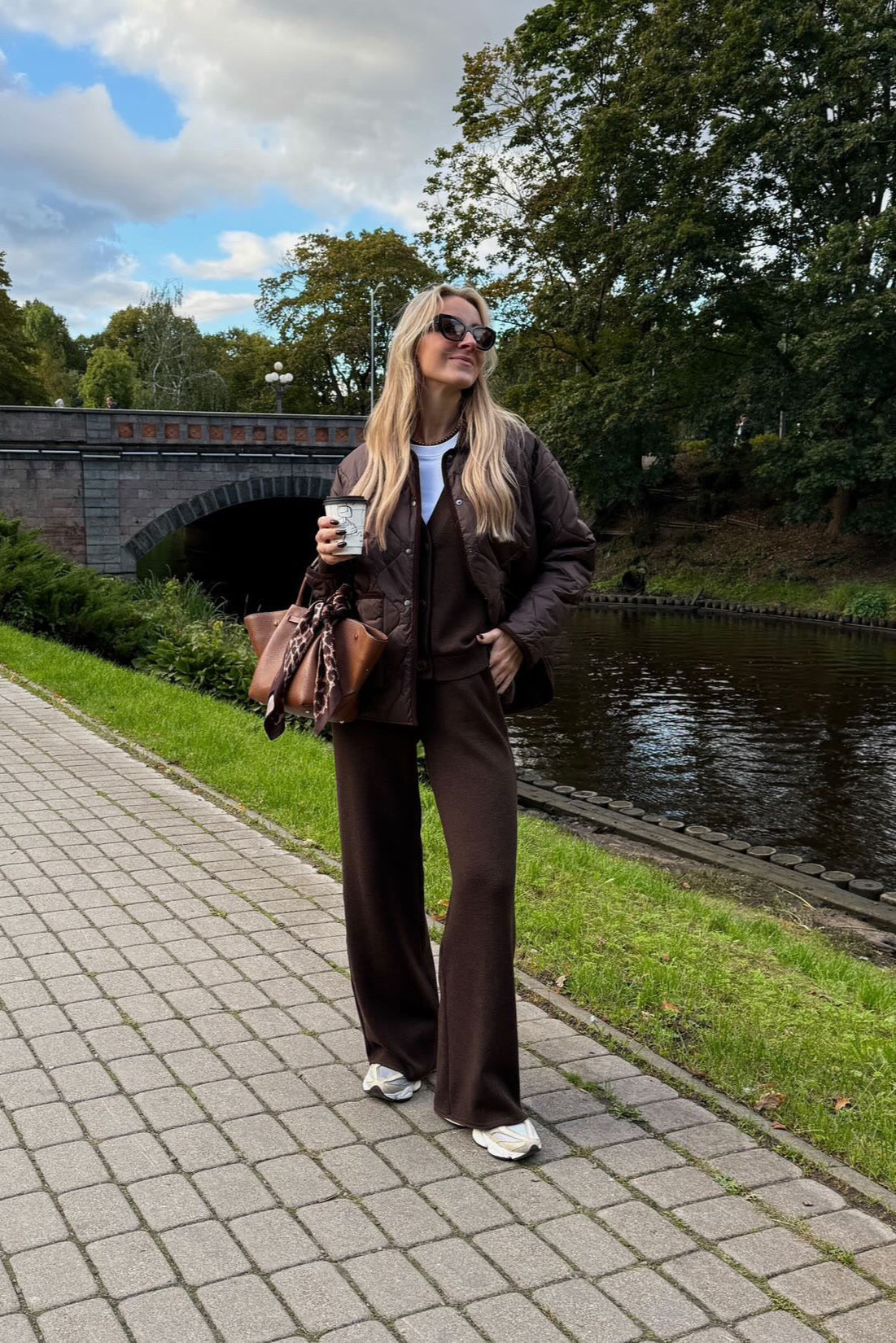 Wahrscheinlich 100 % Merino-Co-ord-Schokolade