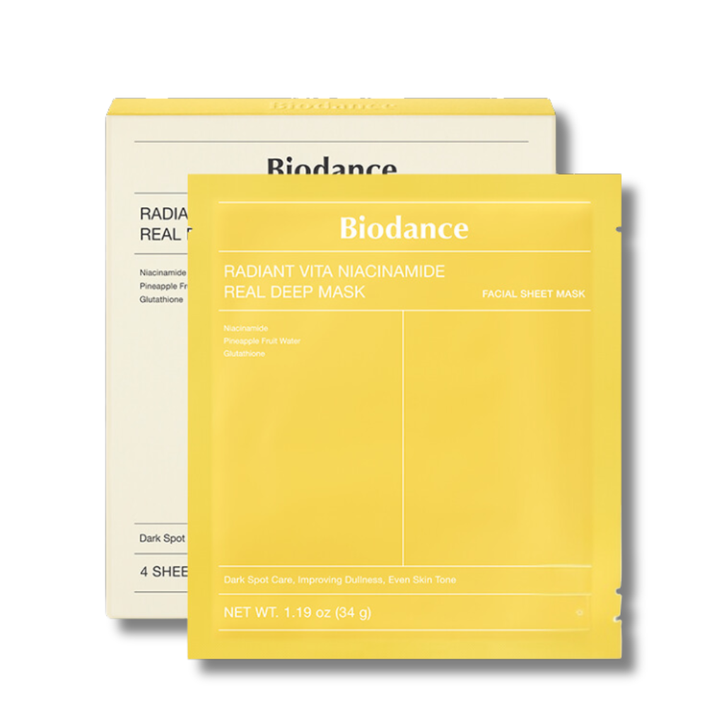 Biodance Radiant Vita Niacinamide Real Deep Mask - Brightening Face Mask | 1pc