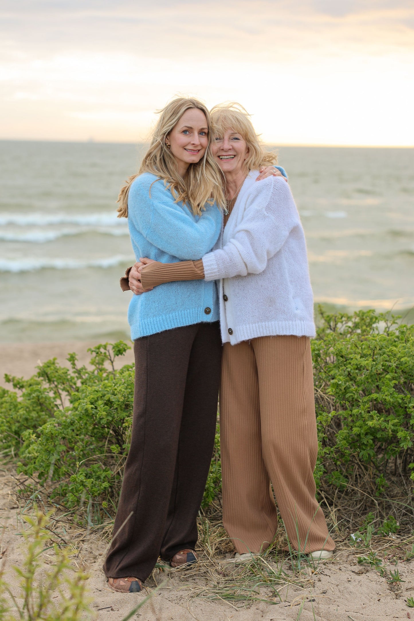Melody Mohair-Cardigan Weiß