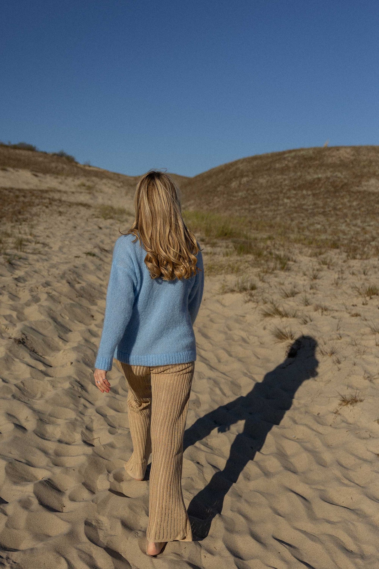 Melody Mohair-Cardigan Himmelblau