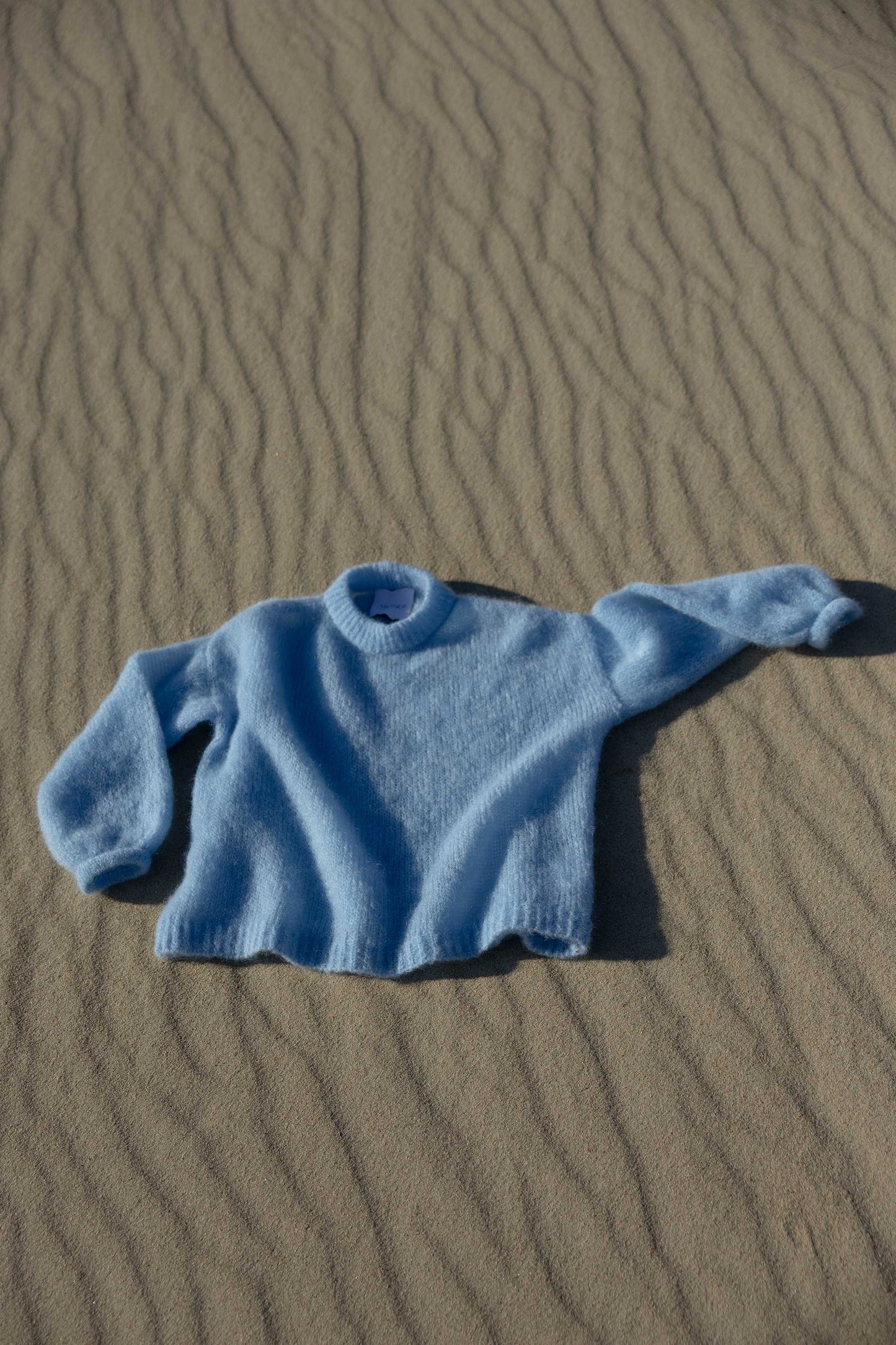 Melody Mohairpullover Himmelblau