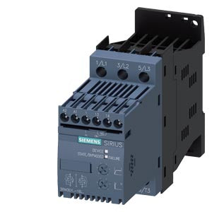 3RW3014-1BB04 Siemens 3RW Sanftstarter 6,5A 200-480V 3kW, 24 V AC/DC Schraubklemmen