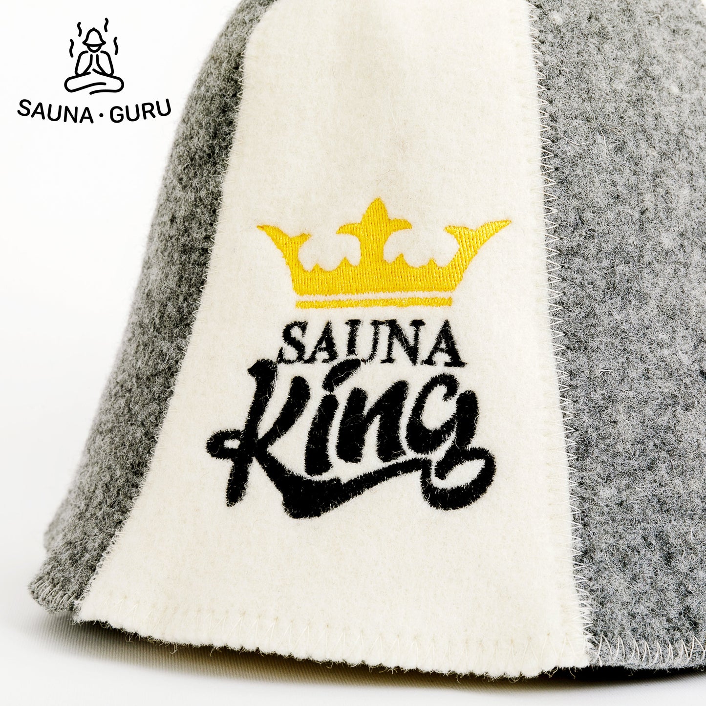 Sauna Hat ‘Sauna King’, 100% Wool