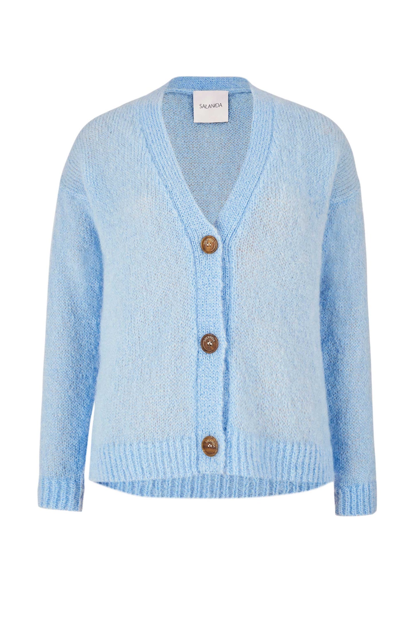 Melody Mohair-Cardigan Himmelblau
