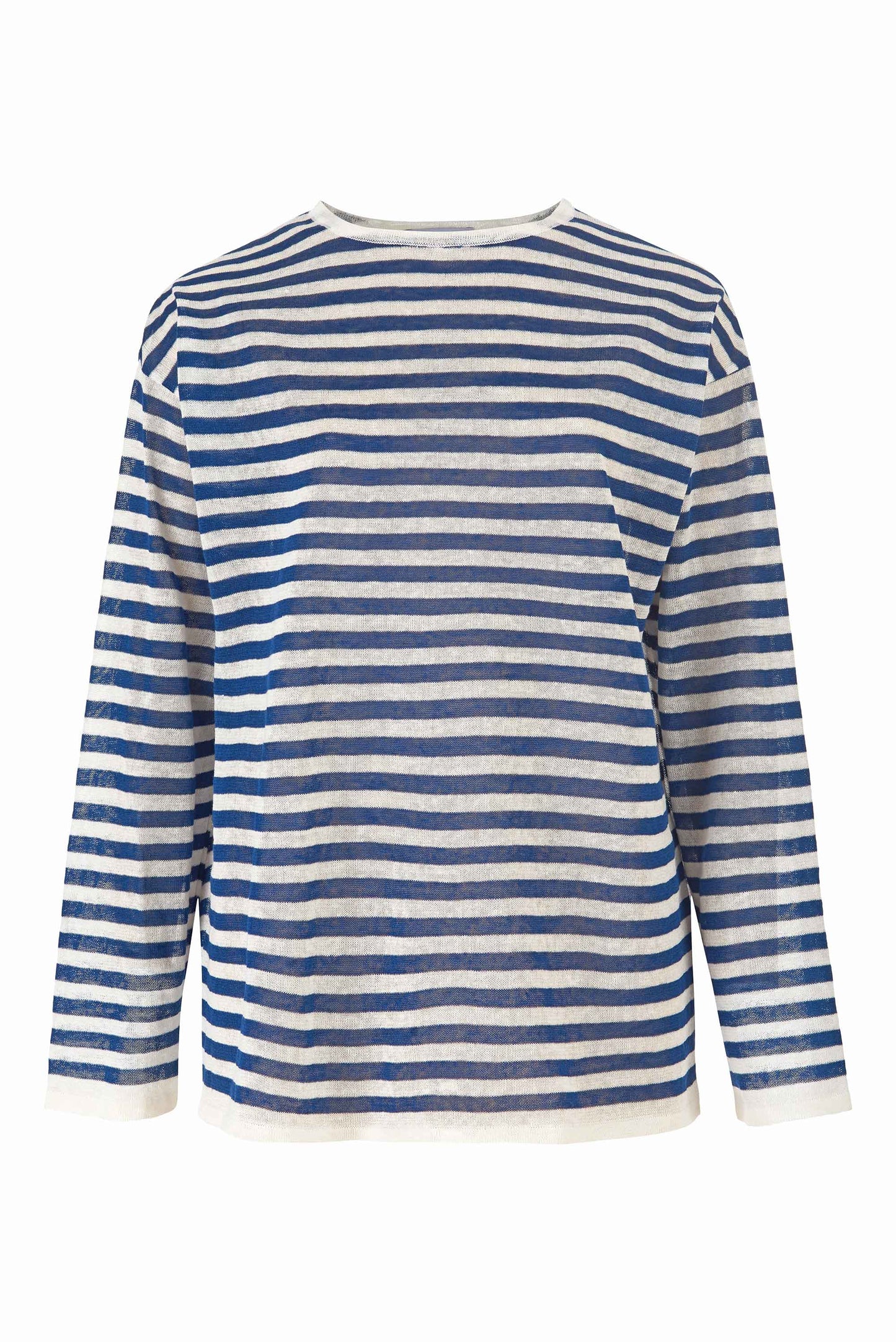 Tanto 100% Linen Long-Sleeve Top Navy *UNISEX*
