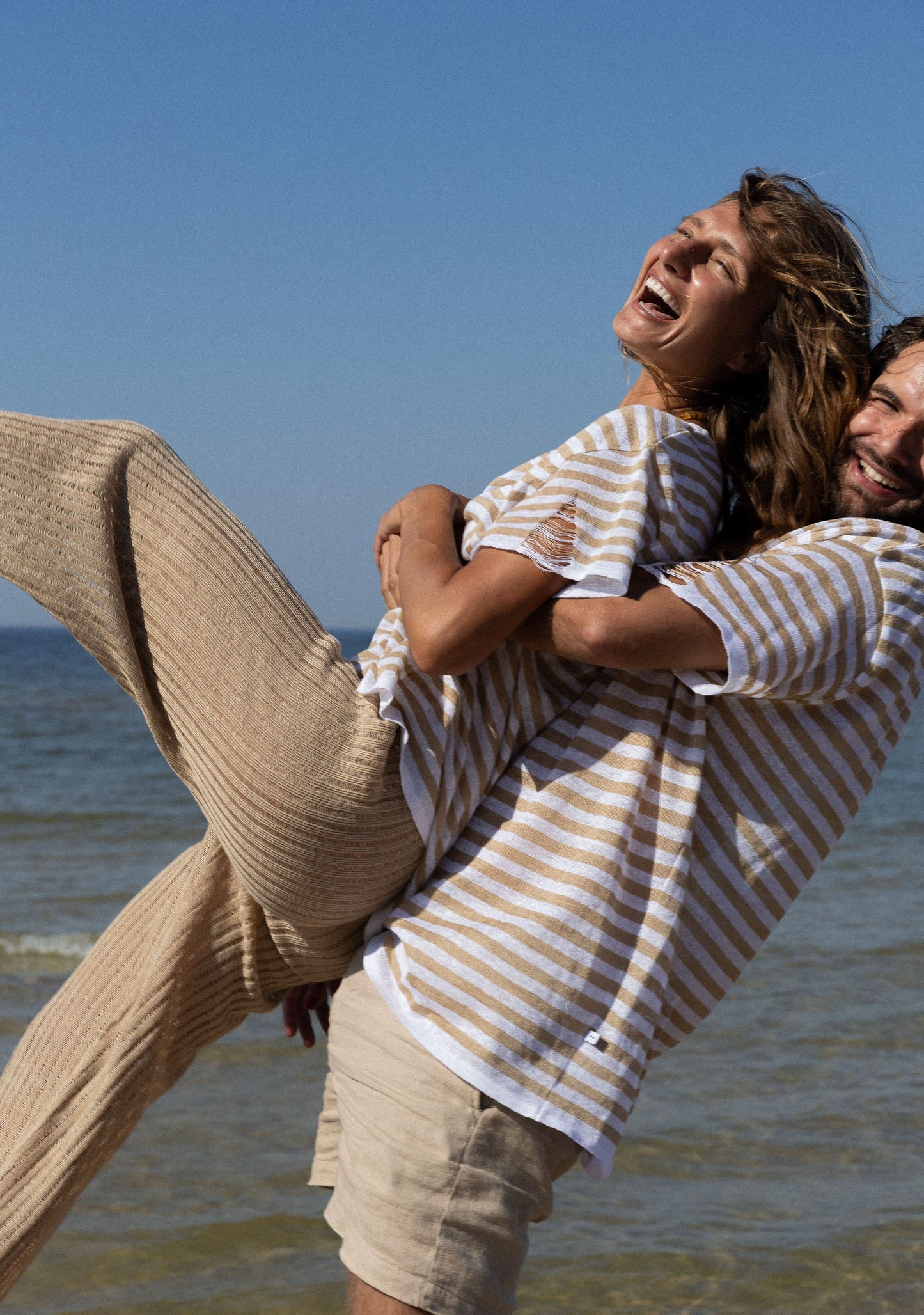 Energia 100% Leinen T-Shirt Sand *Unisex*