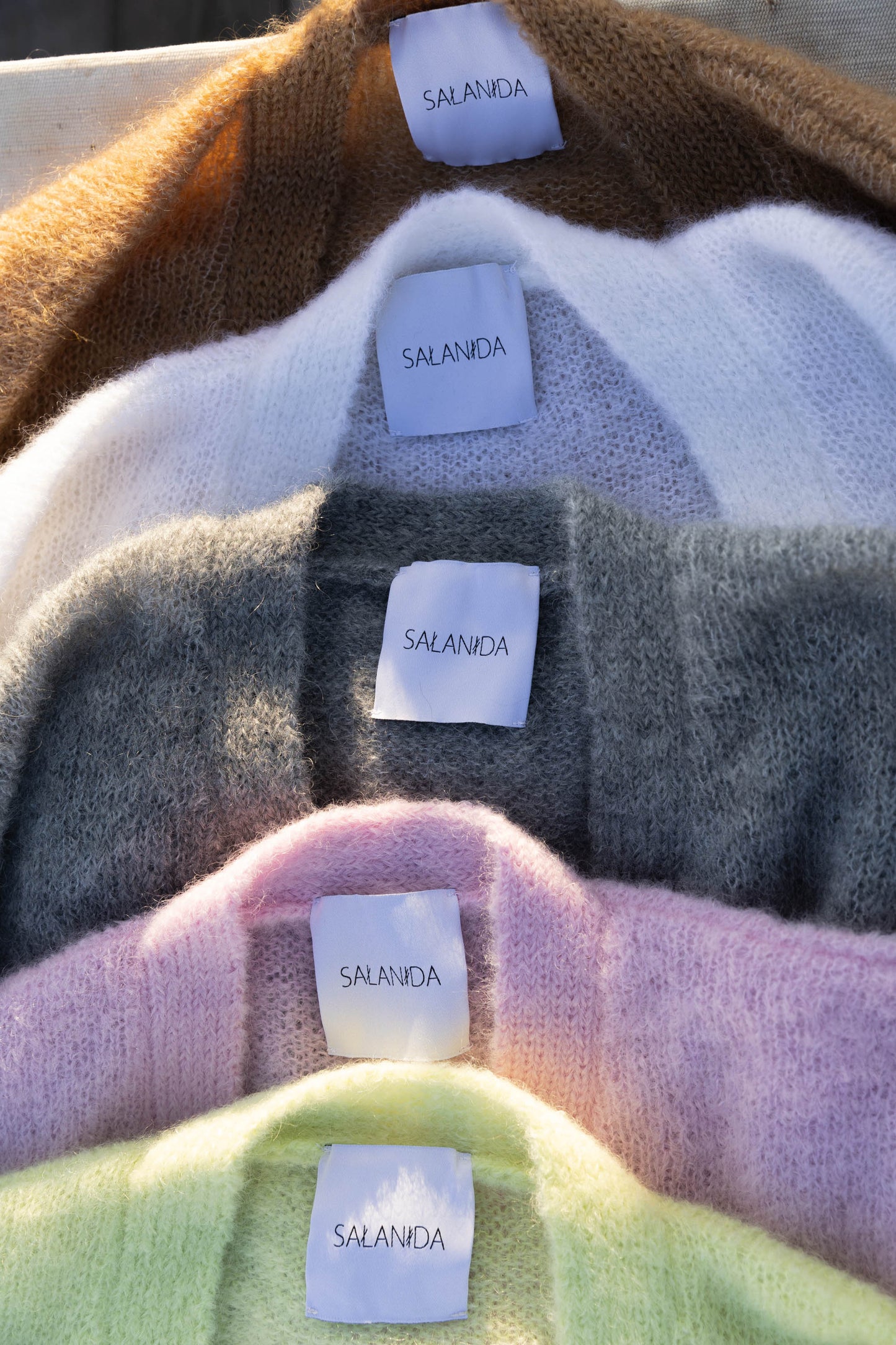 Melody Mohair Strickjacke Rosa