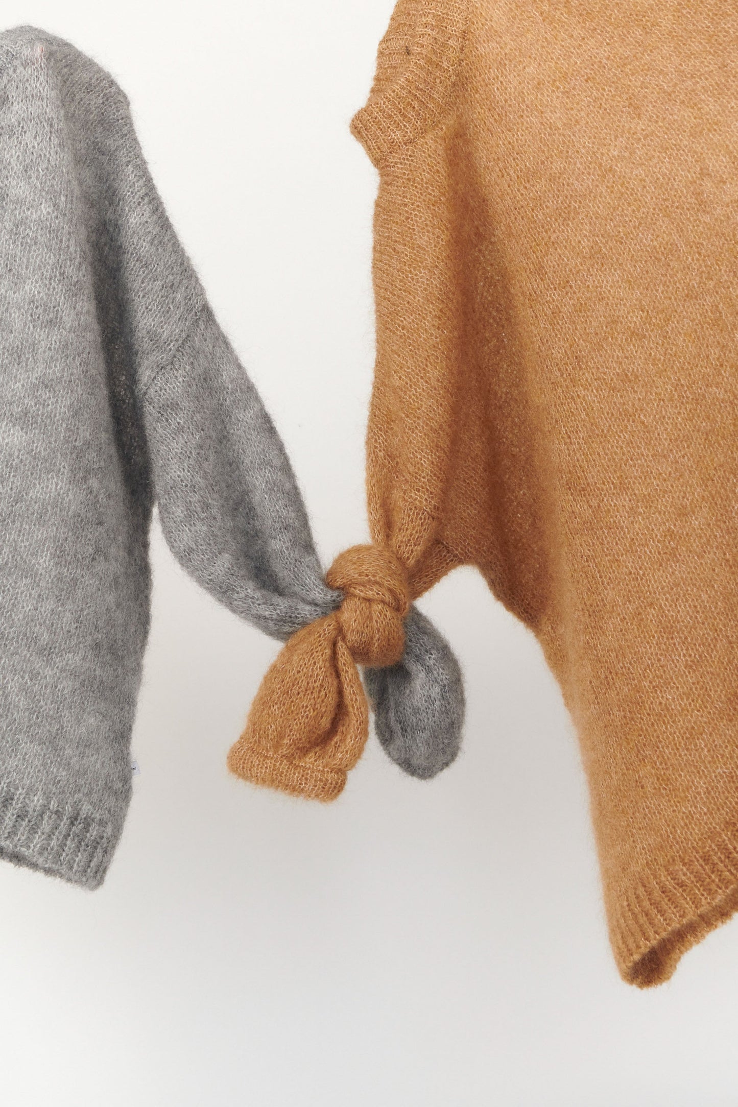 Melody Mohairpullover Grau