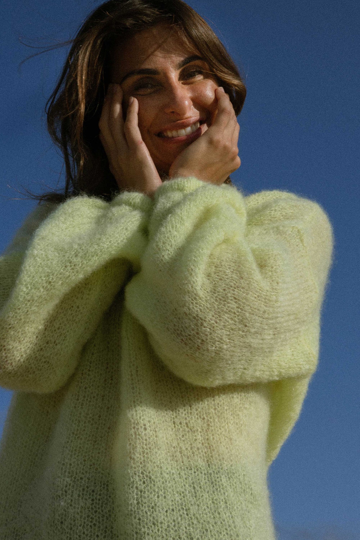 Melody Mohair Pullover Zitrone